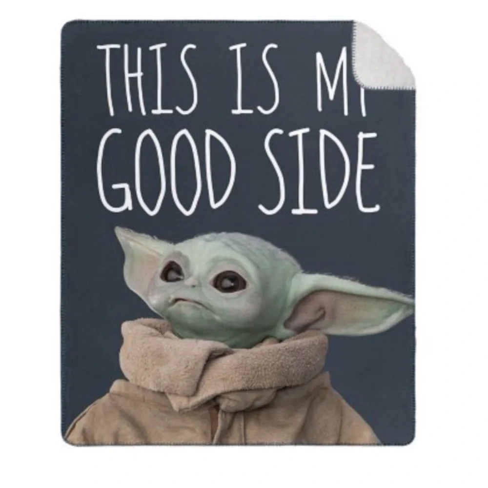 Star Wars: The Mandalorian Cloud Sherpa Throw Blanket